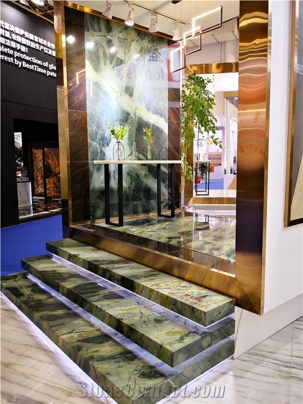 Factory Direct Green Marble Steps&Thresholds
