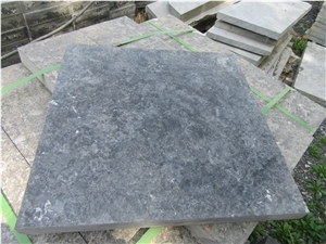 Flamed+Brushed Black Limestone Stone Paving Tiles