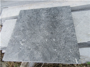 Flamed+Brushed Black Limestone Stone Paving Tiles