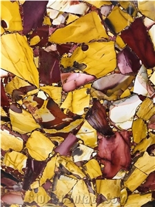 Golden Time Semiprecious Stone for Feature Wall