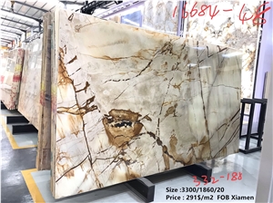 Golden Yellow Roma Quarzite Slabs Wall Panels Tile