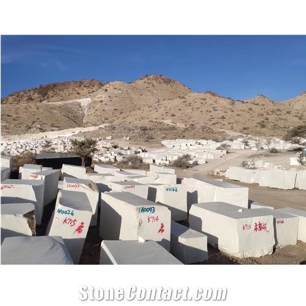 Good Quality Namibia White Marble Stone Blocks