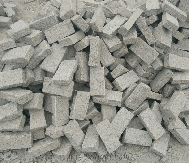 Grey Cobble Granite Stone for Paving Garden Stone