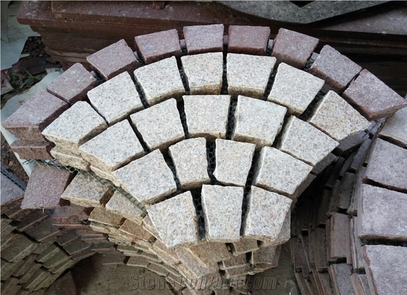 Grey Cobble Granite Stone for Paving Garden Stone