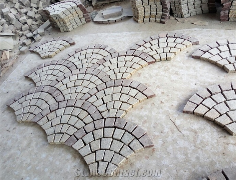 Grey Cobble Granite Stone for Paving Garden Stone