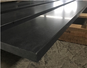 Honed Mg Black Granite Window Door Flame Surround