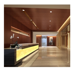Hotel Service Translucent Lobby Reception Counter