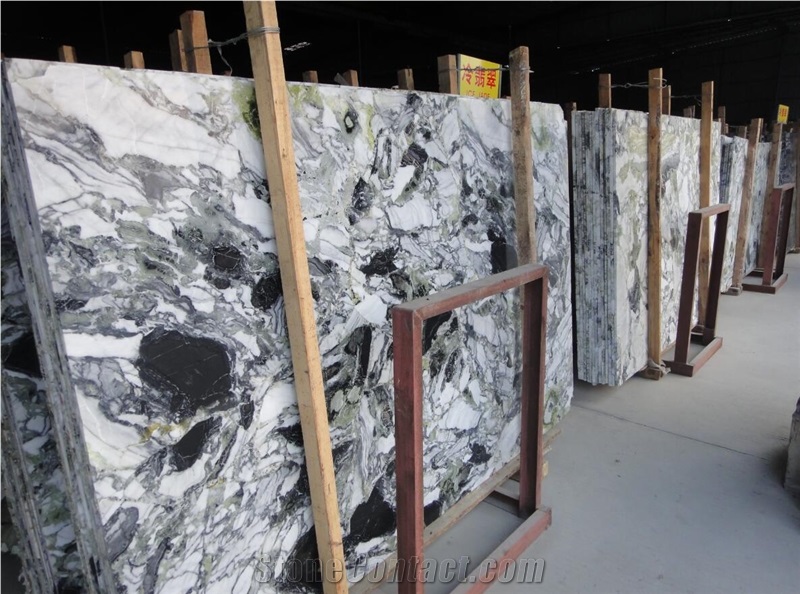 Ice Jade Green Marble Slabs