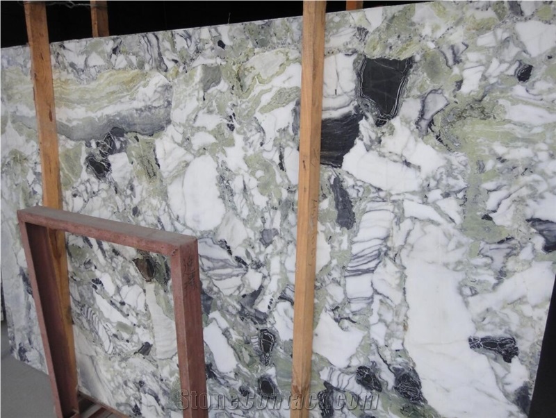 Ice Jade Green Marble Slabs