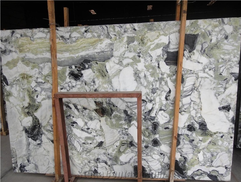 Ice Jade Green Marble Slabs