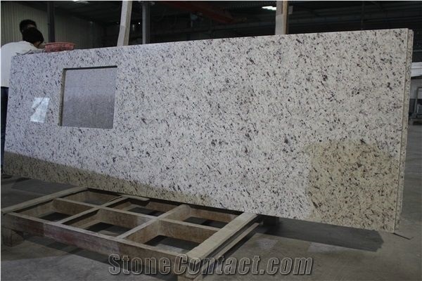 Imported Rose White Granite Bar Top Commercial Counter