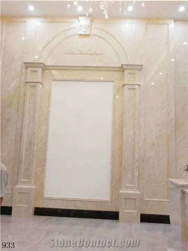 Iran Landy Beige Marble Slab Wall Floor Tiles