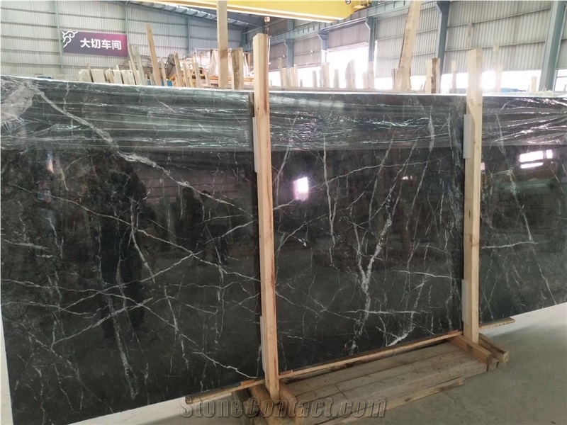 Italy Grey Net Vein Marble Slab Wall Floor Tiles