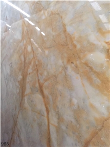 Italy Siena Gold Marble Slab Wall Tile Book Match