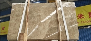 Light Emperador Marble Slabs from Turkey