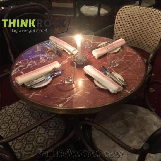 Lightweight Coffee Table Rosa Levanto Marble Tabletops