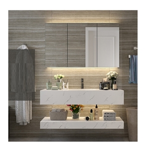 Modern White Acrylic Solid Surface Bathroom Sink