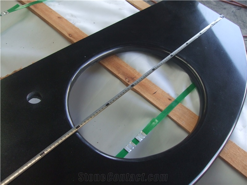 Mongolia Black Granite Vanity Tops