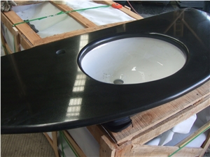 Mongolia Black Granite Vanity Tops
