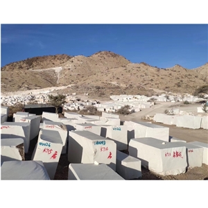 Namibia Pure White Marble Stone Small Blocks