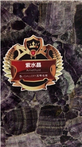 Natural Agate Amethysy