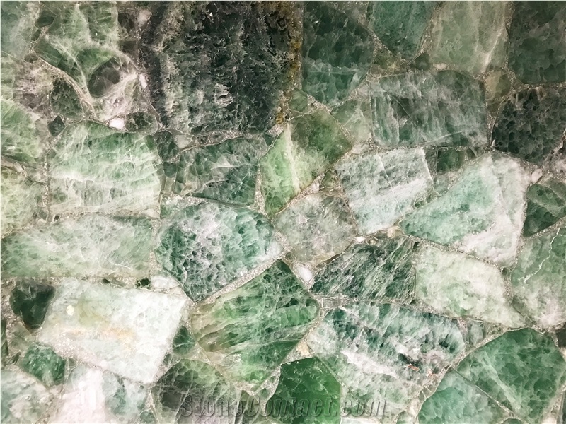 Natural Green Jade Verde Agate Stone Slab