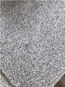 New G654 Grey Granite Flamed+Brushed Small Slab