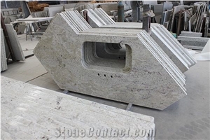 New River White Granite Apartment Kitchen Tops