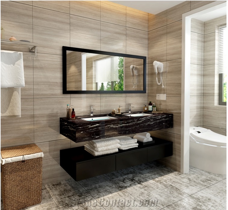 Nordic Style Hotel Solid Surface Vanity Tops