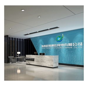 Office Lobby Counter Jazza Marble Reception Desk