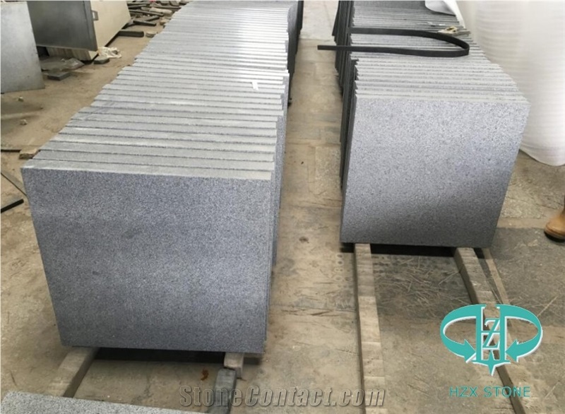 Old G654 Dark Grey Granite Flooring Tile for Paving, Parapets