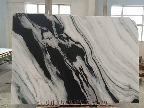 Panda White Marble with Black Grain Big Marble
