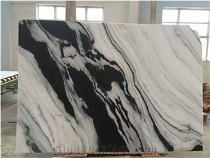 Panda White Marble with Black Grain Big Marble Panda White Marble with Black Grain Big Marble