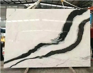 Panda White Marble with Black Grain Big Marble