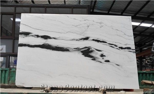 Panda White Marble with Black Grain Big Marble