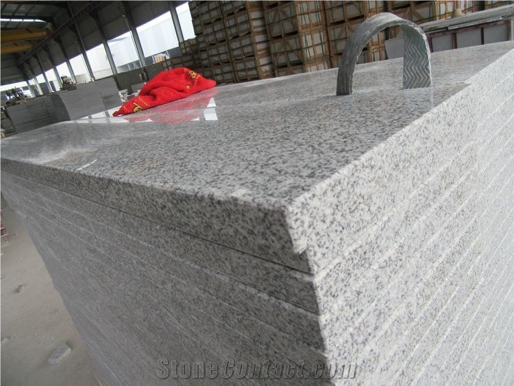 Polished Grey G603 Granite Stair and Step Slabs