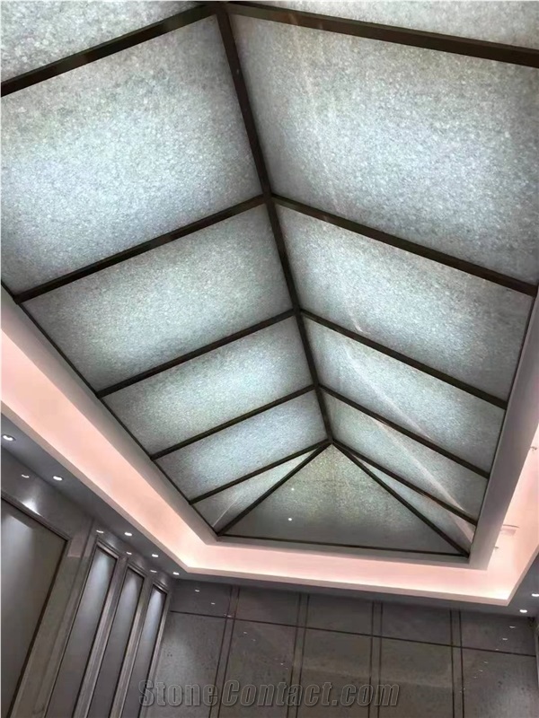Popular Ice White Onyx, Translucent Onyx Slabs
