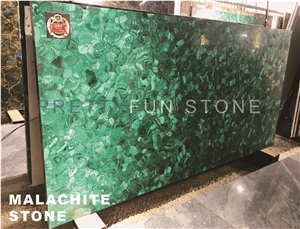 Precious Green Malachite Slab for Decoration