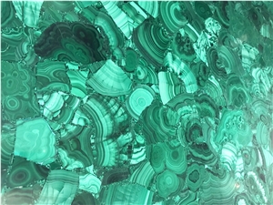 Precious Green Malachite Slab for Decoration