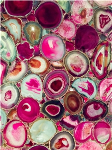 Red Agate Semiprecious Stone/Rose Quartz Agate