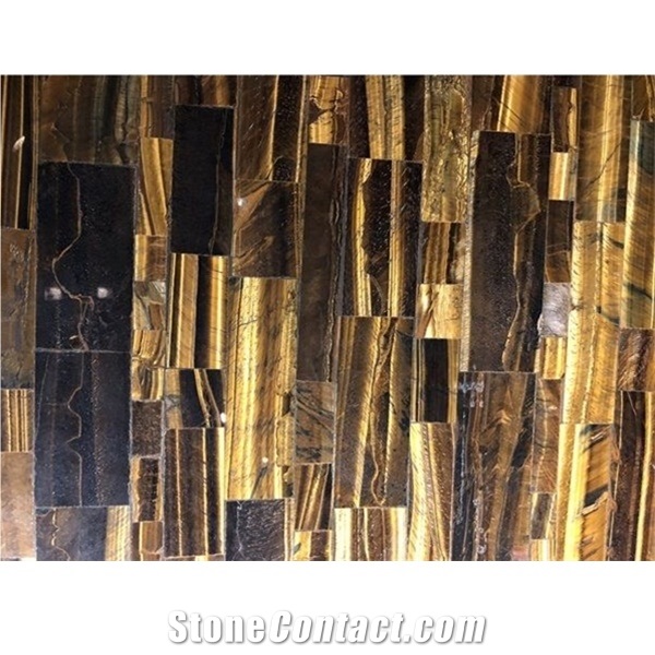 Red Tiger Eye Semiprecious Stone for Residential