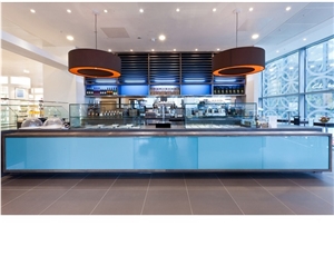 Restaurant and Pub Front Service Counter Bar Table