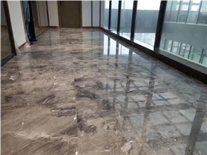 Romantic Grey Marble Steps Stair Riser