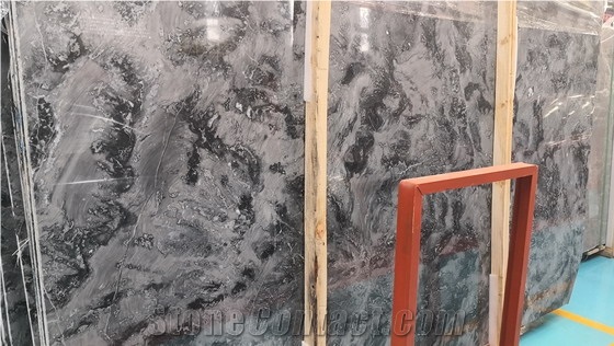 Romantic Grey Marble Steps Stair Riser