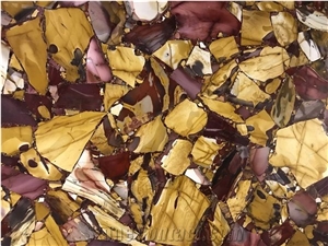 Semi Precious Golden Time Semiprecious Stone Slabs