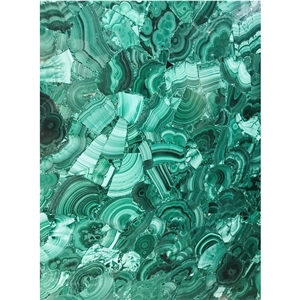 Semiprecious Malachite Green Semiprecious Malachite Green