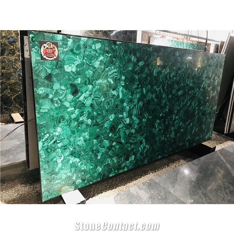 Semiprecious Malachite Green