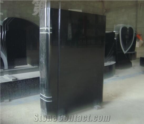 Shanxi Black Granite Tombstone