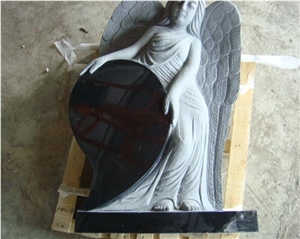 Shanxi Black Granite Tombstone