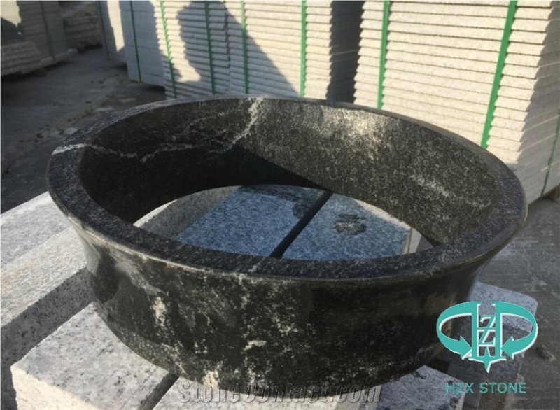 Snow Grey Granite Decorations Building Ornaments